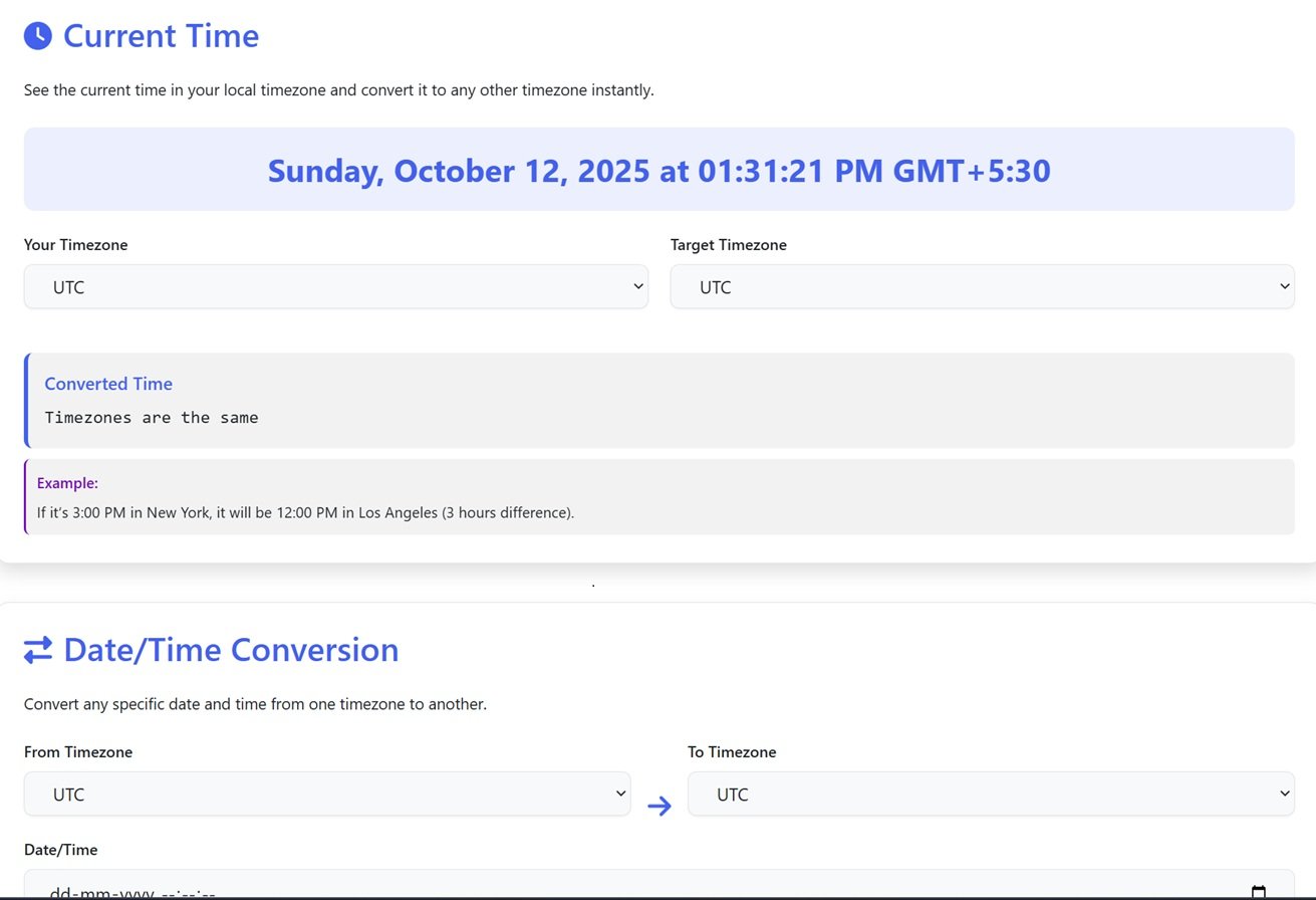 Date Time Converter – Timezone Conversion, Timestamp Tool